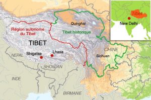 carte tibet